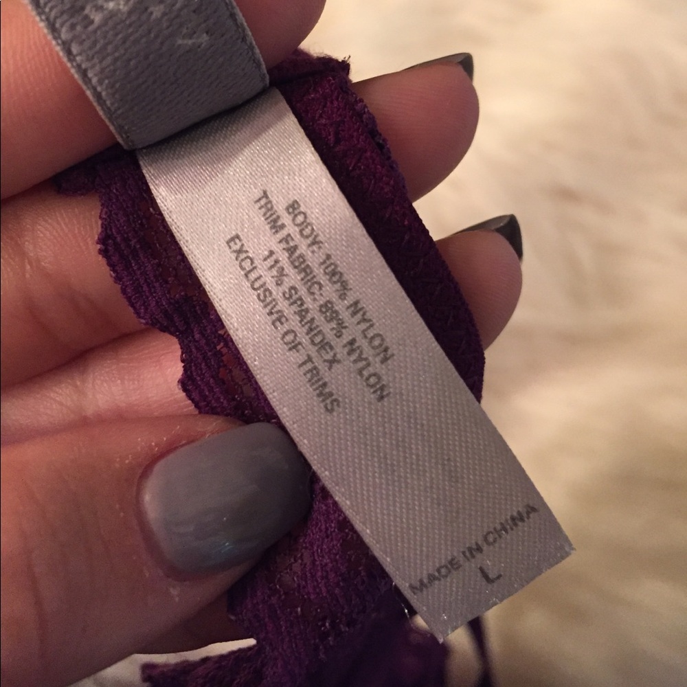 VS PURPLE TRIANGLE BRALETTE - Picture 6 of 7